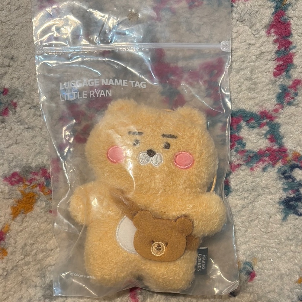 Kakao Friends Little Ryan Luggage Tag from South Korea
